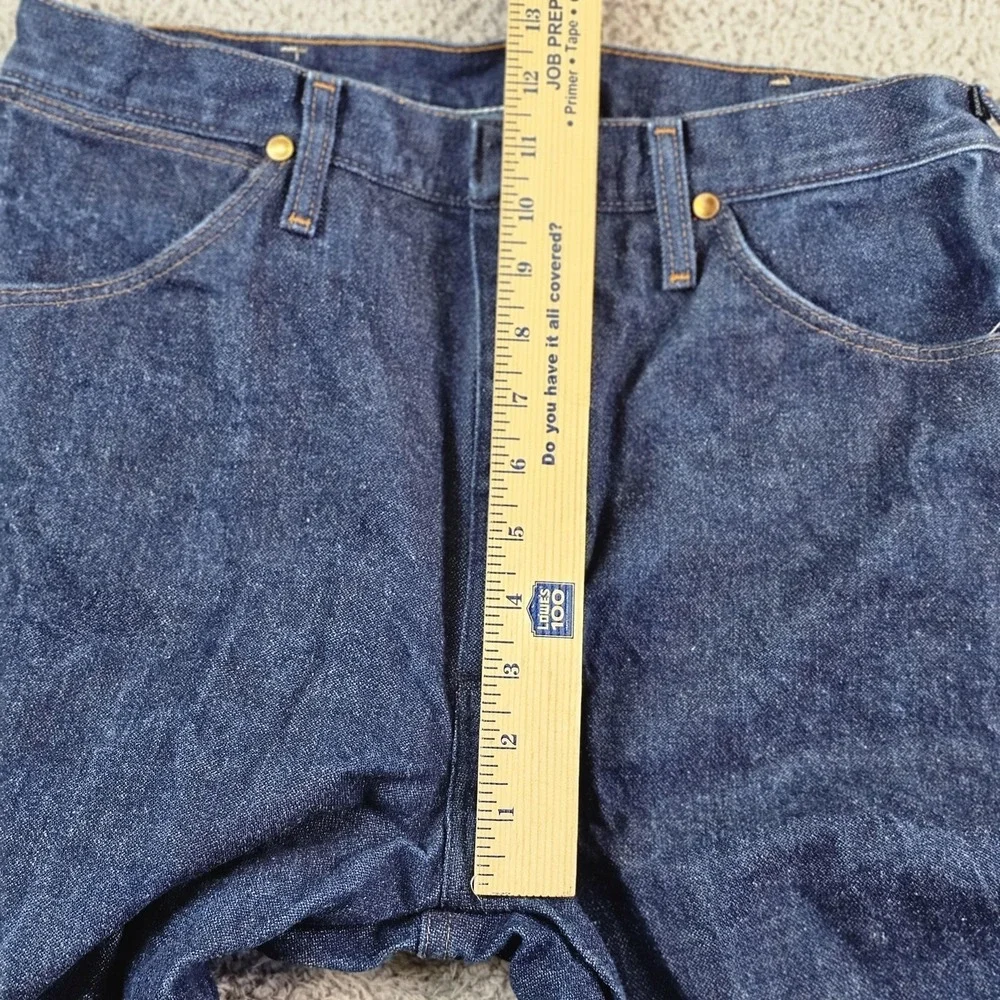 Vtg Wrangler Cowboy Cut Jeans Mens 33x36‎ Blue Bootcut Denim Western 13MWZ USA